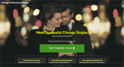 Desktop Screenshot of chicagoprofessionalsingles.com